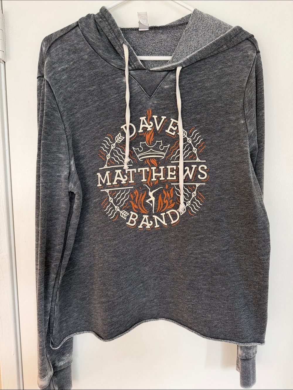 Alternative Gray Pullover Sweatshirt with Tag Detail